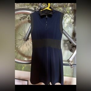 Zara scuba material mini dress size M stretchy scuba matri